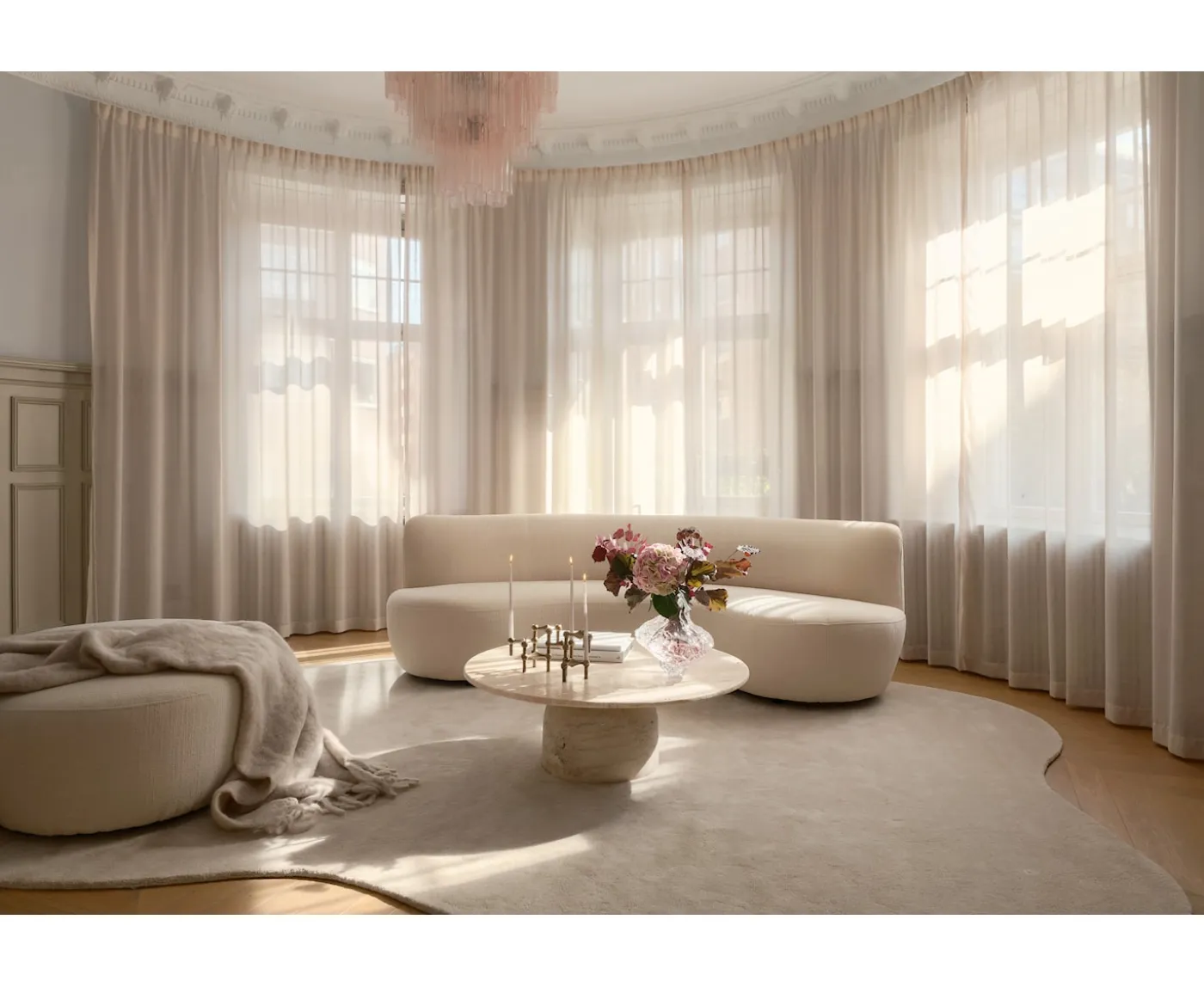 Sleepo Collection Stormi Ullmatta Beige 200x300