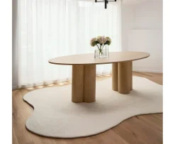 Sleepo Collection Stormi Ullmatta White 200x300
