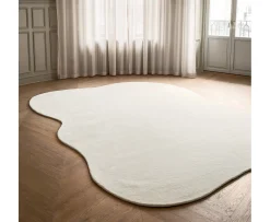 Sleepo Collection Stormi Ullmatta White 200x300