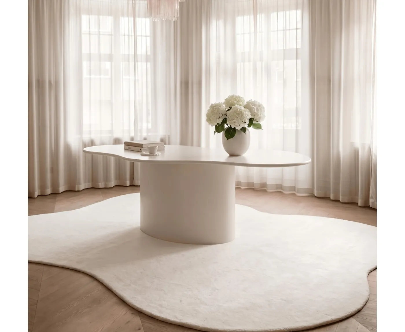 Sleepo Collection Sunday Matbord Creme 230cm