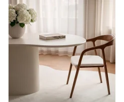 Sleepo Collection Sunday Matbord Creme 230cm