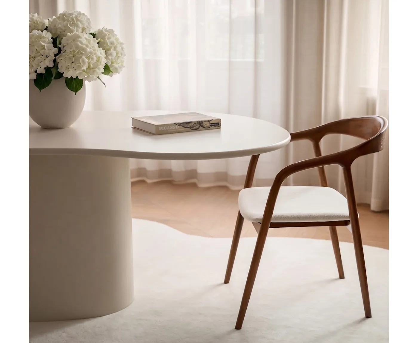Sleepo Collection Sunday Matbord Creme 230cm