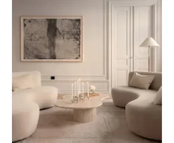 Sleepo Collection Sunday Soffbord Travertin 120x60