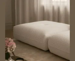 Sleepo Collection Toto Fotpall Nature Bouclé 108cm