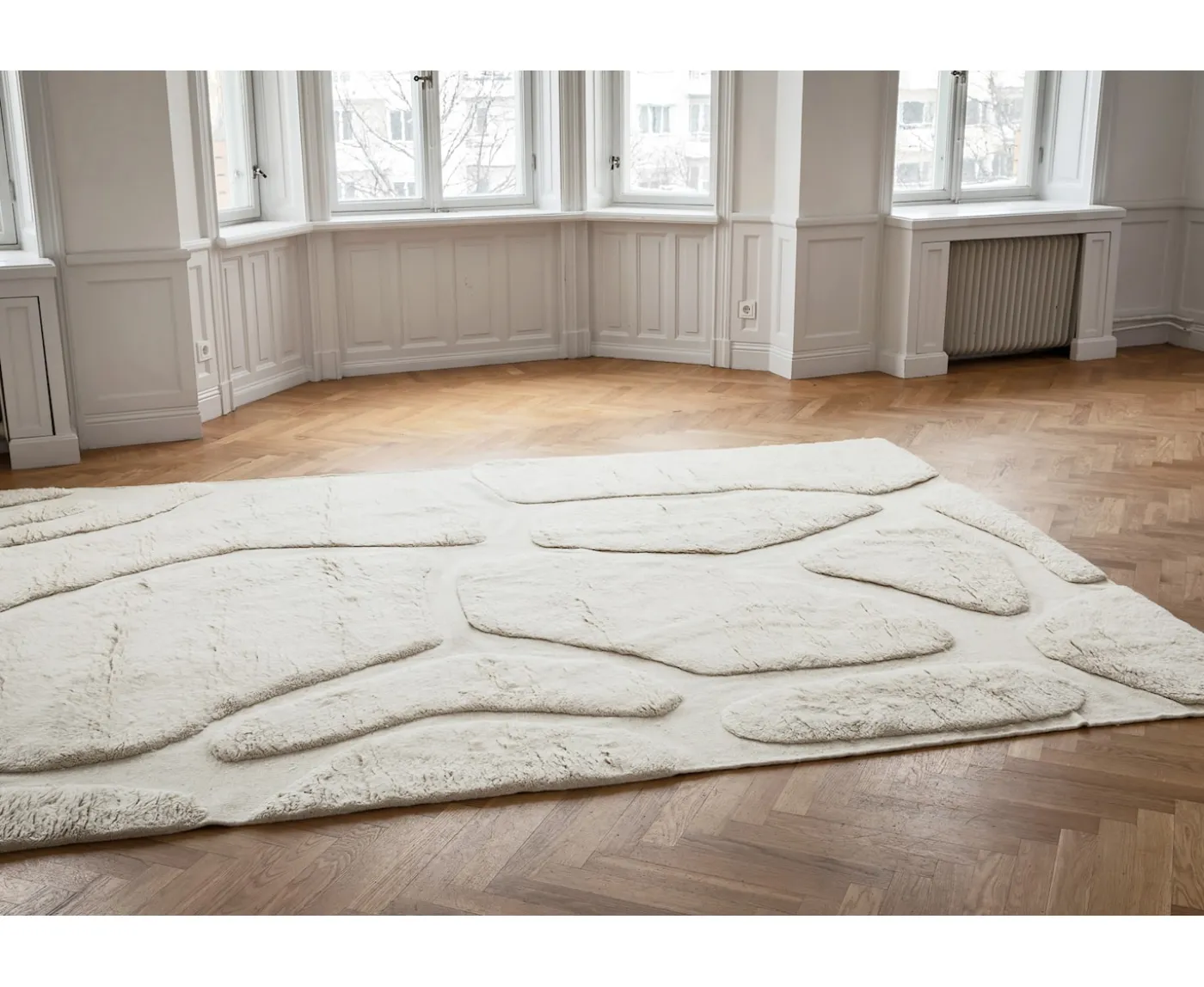 Sleepo Collection Vienna Ullmatta Offwhite 200x300