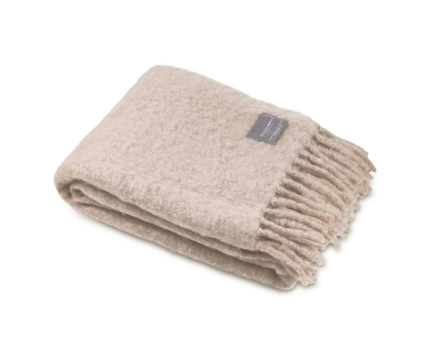 Stackelbergs Luxury Kid Mohair Pläd Light Taupe