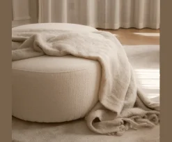 Stackelbergs Luxury Kid Mohair Pläd Light Taupe