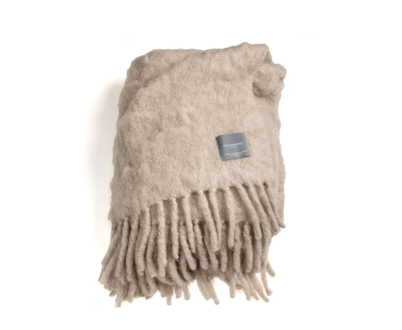 Stackelbergs Luxury Kid Mohair Pläd Light Taupe