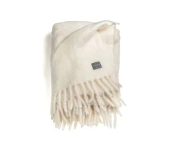 Stackelbergs Luxury Kid Mohair Pläd Pure White