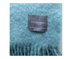 Stackelbergs Mohair Pläd Aqua Blue