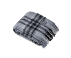 Stackelbergs Mohair Pläd Black & Skiffer Check