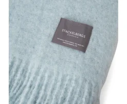 Stackelbergs Mohair Pläd Dusky Blue