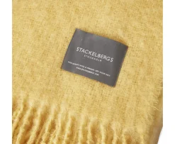 Stackelbergs Mohair Pläd Golden Yellow