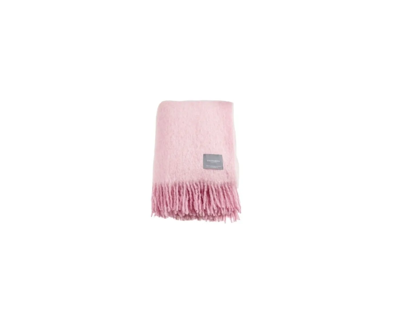 Stackelbergs Mohair Pläd Pelagon/Pink