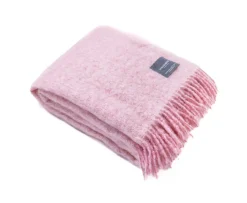 Stackelbergs Mohair Pläd Pelagon/Pink