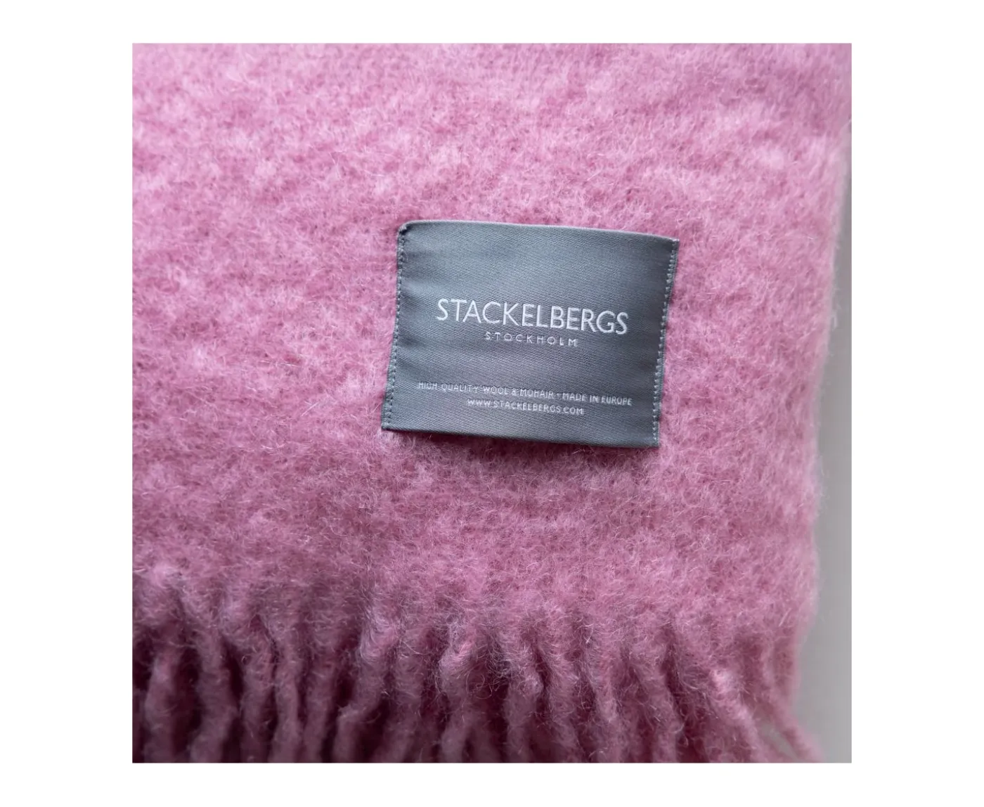 Stackelbergs Mohair Pläd Pelagon