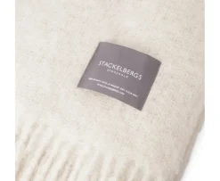 Stackelbergs Mohair Pläd Reflection White