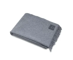 Stackelbergs Solid Recycle Alpaca Pläd Light Grey