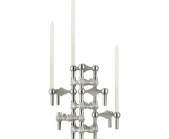 Stoff Quist Ljusstake Brushed Chrome