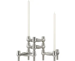 Stoff STOFF Nagel BMF Ljusstake Brushed Chrome 3-pack