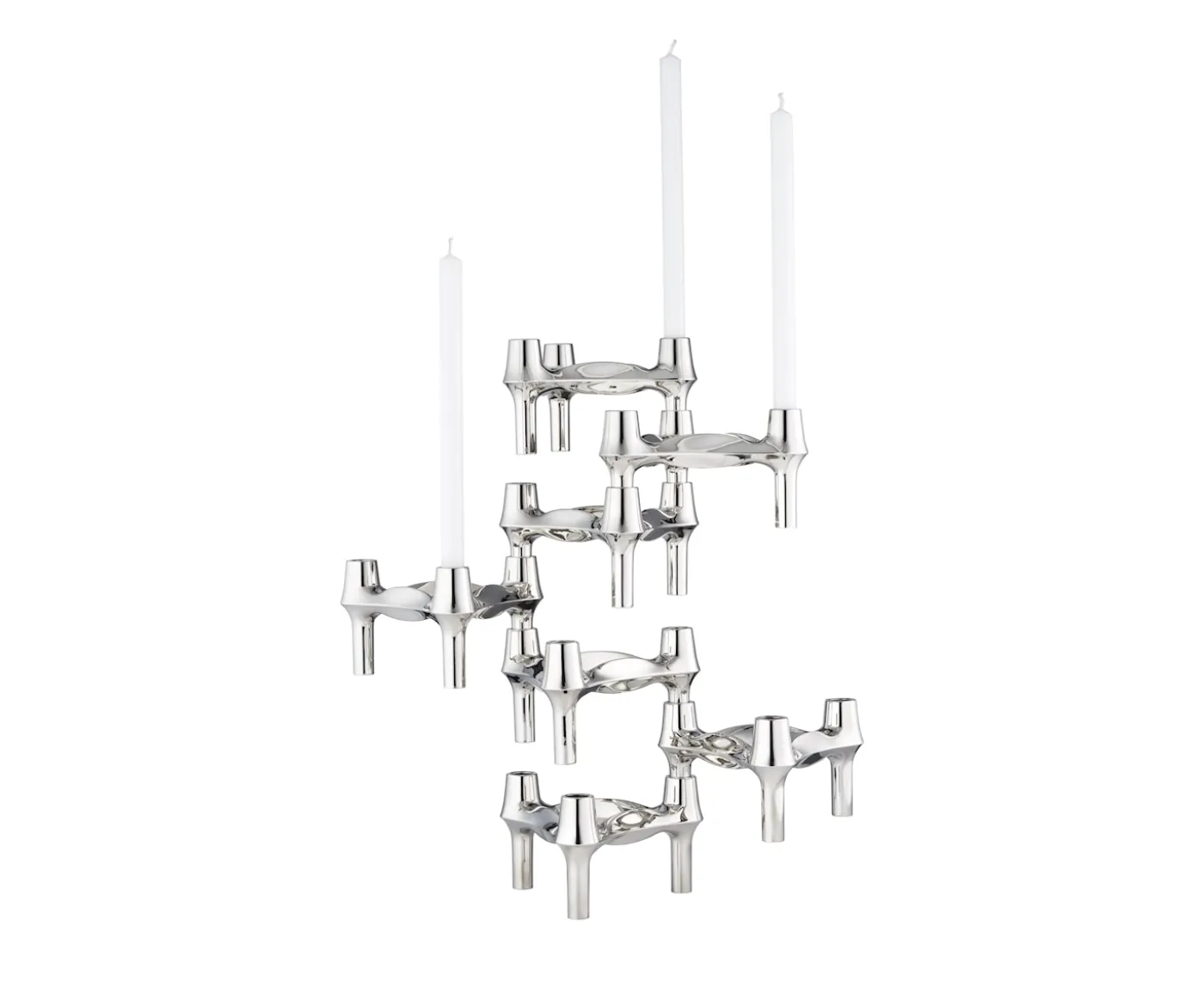 Stoff STOFF Nagel BMF Ljusstake Chrome 3-pack
