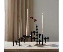 Stoff STOFF Nagel Ljusstake Black