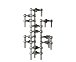 Stoff STOFF Nagel Ljusstake Black Chrome