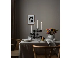 Stoff STOFF Nagel Ljusstake Black 3-pack