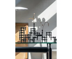 Stoff STOFF Nagel Ljusstake Black 3-pack