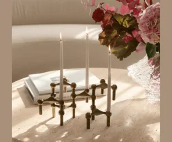 Stoff STOFF Nagel Ljusstake Bronzed Brass