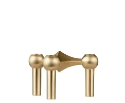 Stoff STOFF Nagel Ljusstake Brushed Brass