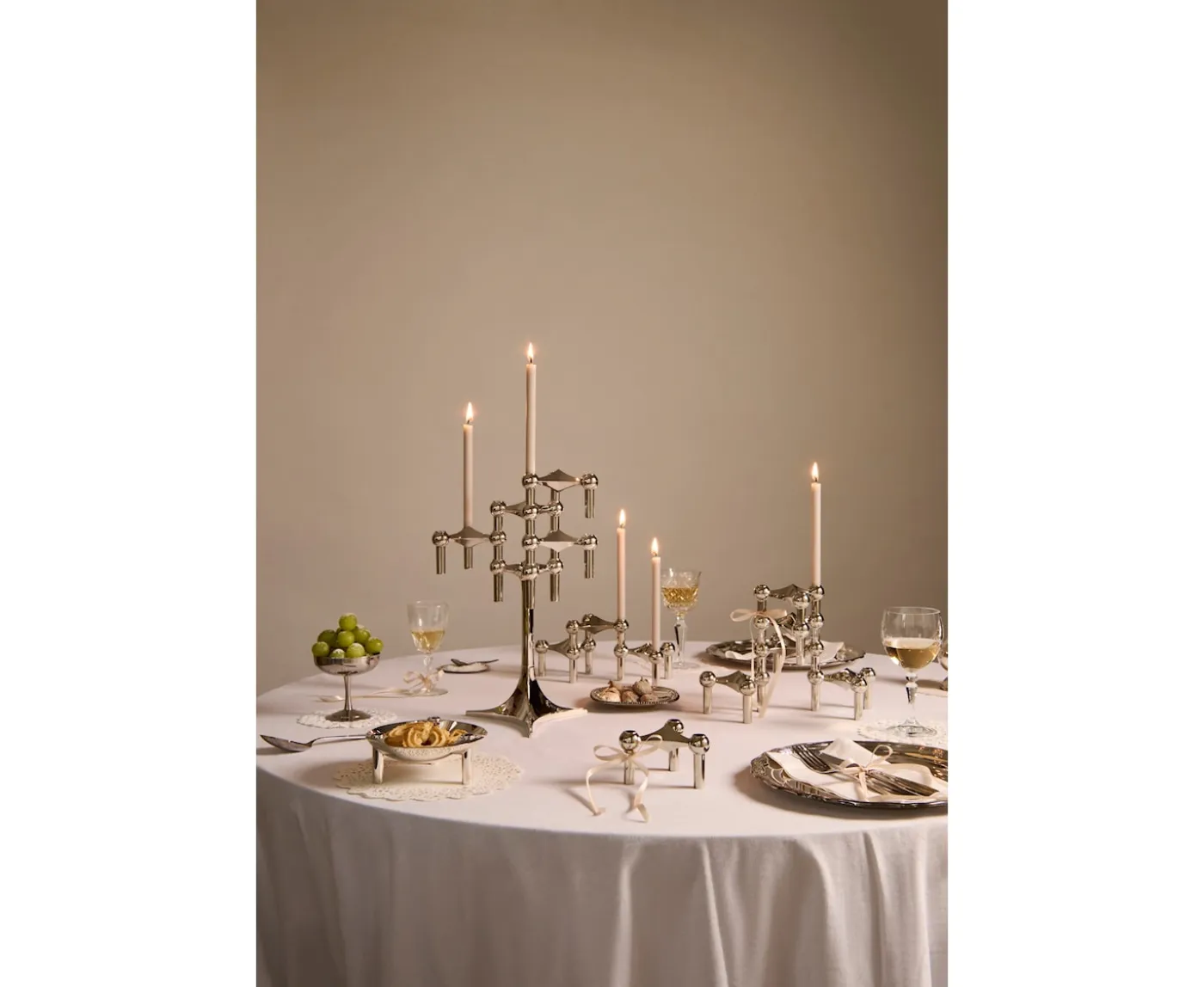Stoff STOFF Nagel Ljusstake Chrome