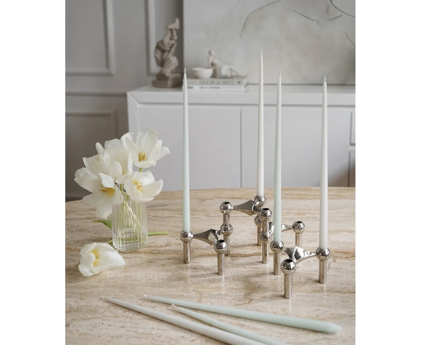 Stoff STOFF Nagel Ljusstake Chrome