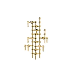 Stoff STOFF Nagel Ljusstake Solid Brass 3-pack