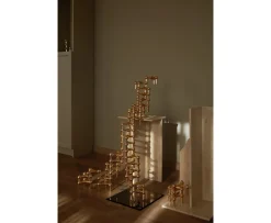 Stoff STOFF Nagel Ljusstake Solid Brass 3-pack