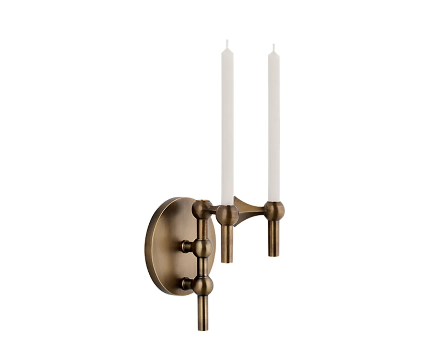 Stoff STOFF Nagel Väggljusstake Bronzed Brass