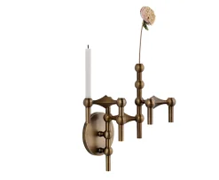 Stoff STOFF Nagel Väggljusstake Bronzed Brass