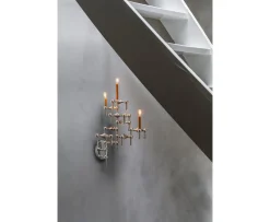 Stoff STOFF Nagel Väggljusstake Chrome