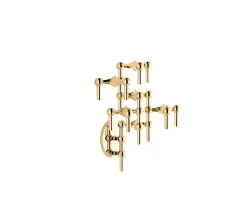 Stoff STOFF Nagel Väggljusstake Solid Brass