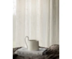 Svanefors Ana Gardinlängd Natur 280cm 2-pack