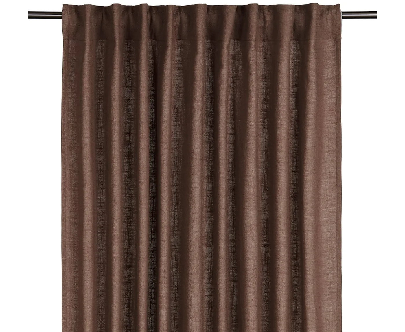 Svanefors Harper Gardinlängd Nougat 140x280 2-pack