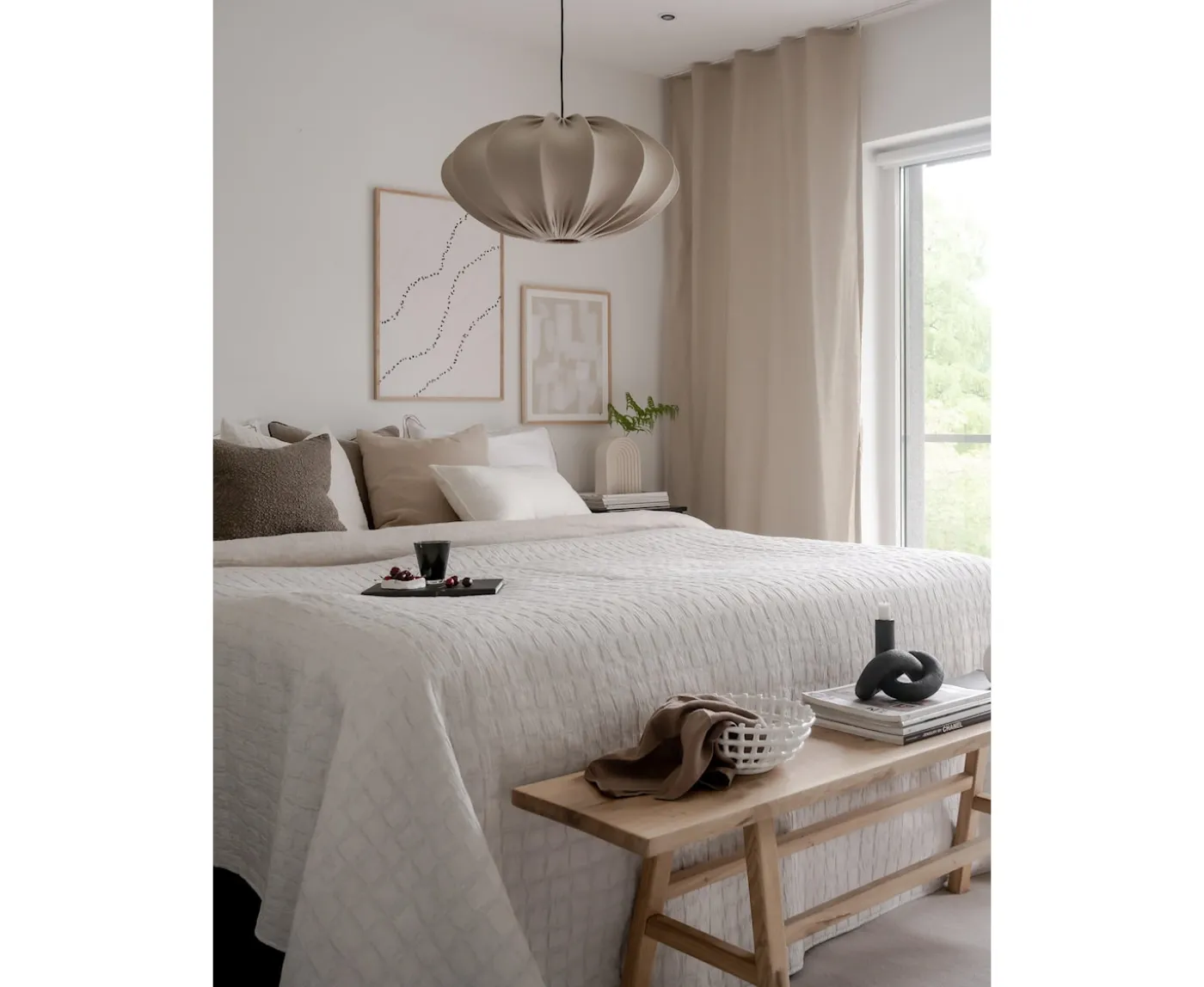Svanefors Mavis Överkast Offwhite 260x260