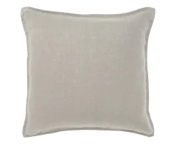 Svanefors Julie Kuddfodral Linne Lin/Vit 45x45