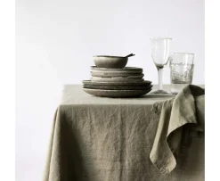 Tell me more Duk Linne Olive 145x330