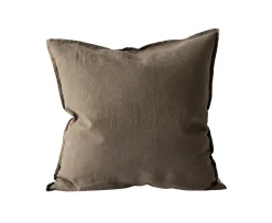 Tell me more Kuddfodral Linne Taupe 50x50