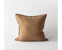 Tell me more Kuddfodral Linne Hazelnut 50x50