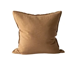 Tell me more Kuddfodral Linne Hazelnut 50x50