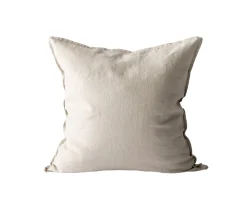 Tell me more Kuddfodral Linne Warm Grey 50x50