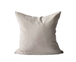 Tell me more Kuddfodral/Örngott Linne Warm Grey 65x65