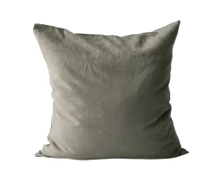 Tell me more Kuddfodral/Örngott Linne Olive 65x65
